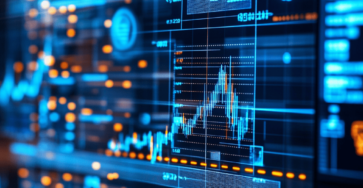 a stand for financial charts